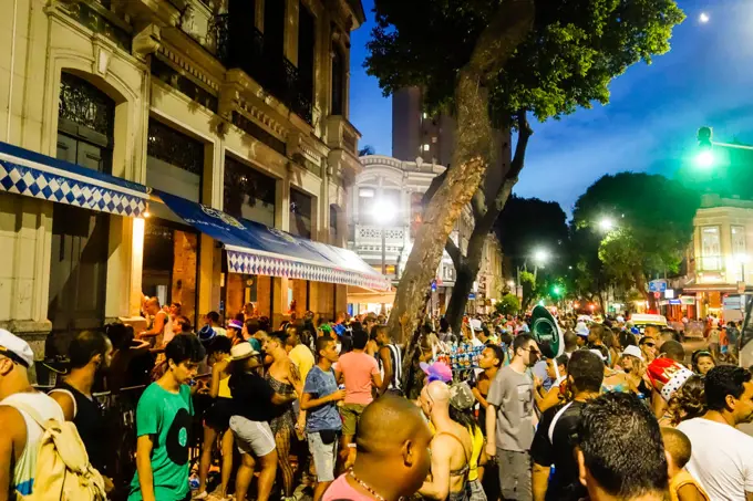 Rio de Janeiro, Lapa, street carnival, Brazil