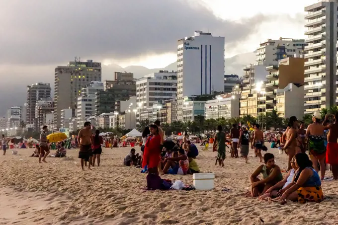 Rio de Janeiro, Ipanema Beach, Brazil