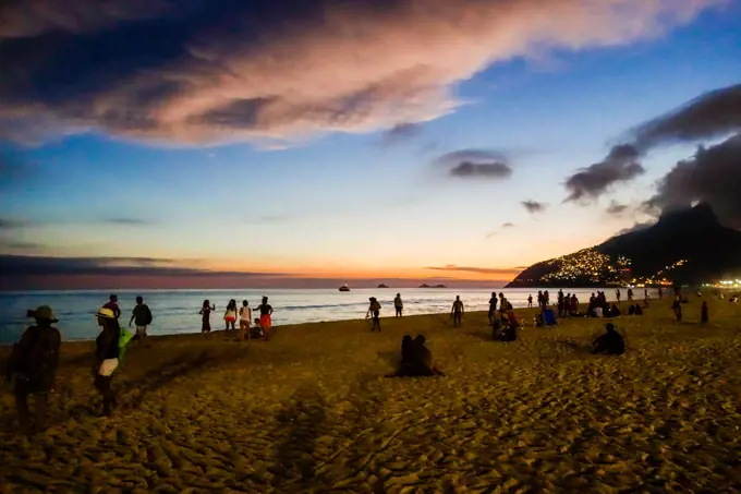 Rio de Janeiro, Ipanema Beach, Brazil