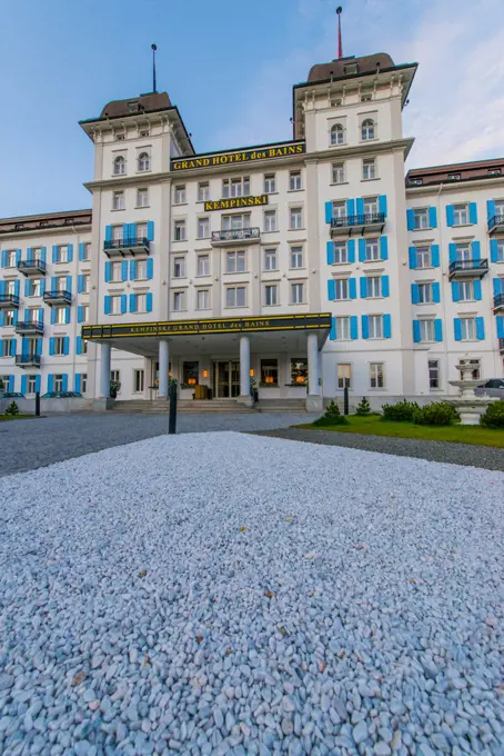 Kempinski, Grand Hotel des Bains, St. Moritz, Switzerland, Grisons