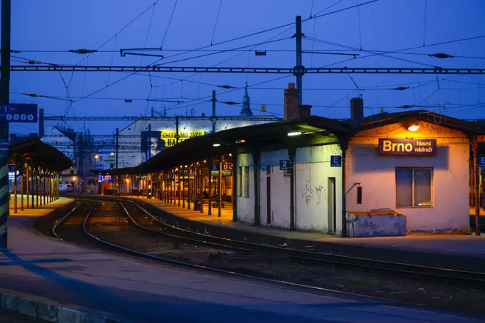 Brno, railway station, Czech Republic, Southern Morava