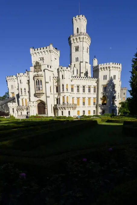 Castle Hluboka nad Vltavou, Frauenberg, Czech Republic, Southern Bohemia, Hluboca