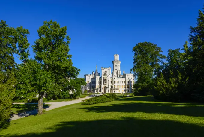 Castle Hluboka nad Vltavou, Frauenberg, Czech Republic, Southern Bohemia, Hluboca