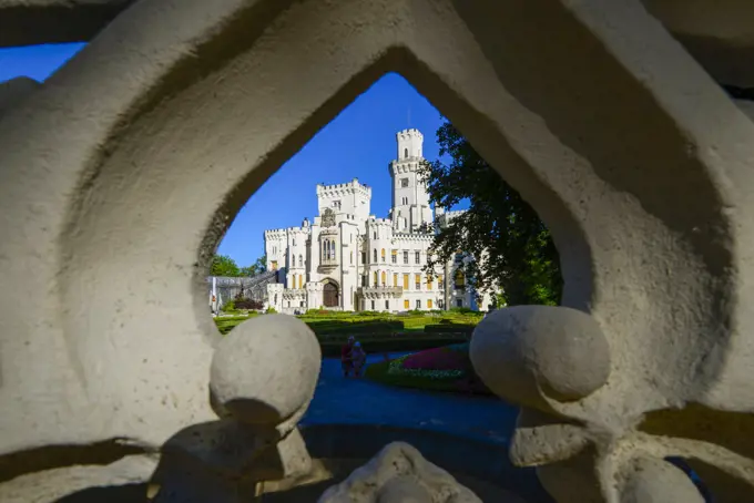 Castle Hluboka nad Vltavou, Frauenberg, Czech Republic, Southern Bohemia, Hluboca