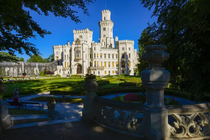 Castle Hluboka nad Vltavou, Frauenberg, Czech Republic, Southern Bohemia, Hluboca