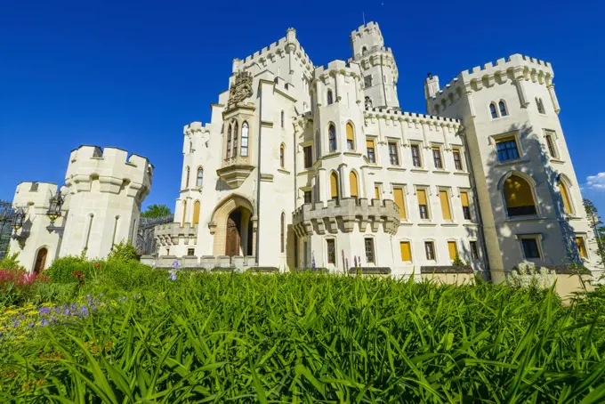 Castle Hluboka nad Vltavou, Frauenberg, Czech Republic, Southern Bohemia, Hluboca