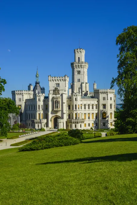 Castle Hluboka nad Vltavou, Frauenberg, Czech Republic, Southern Bohemia, Hluboca