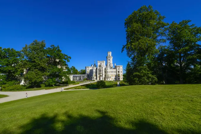 Castle Hluboka nad Vltavou, Frauenberg, Czech Republic, Southern Bohemia, Hluboca