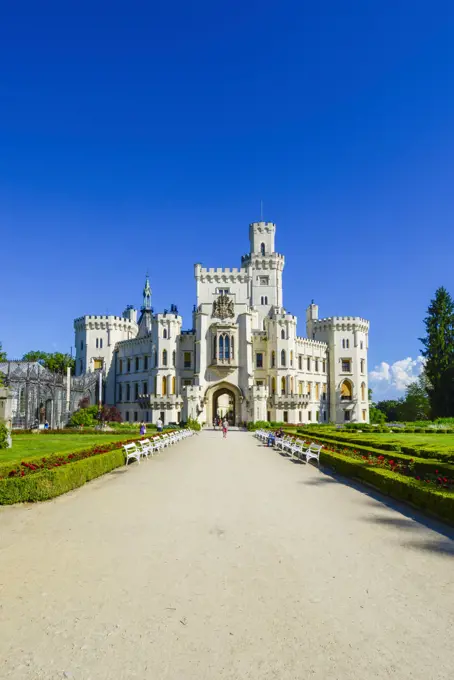 Castle Hluboka nad Vltavou, Frauenberg, Czech Republic, Southern Bohemia, Hluboca