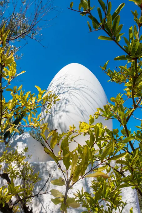 Olive Garden of artist Salvador Dali, Port Lligat, Cap de Creus, Costa Brava, Girona, Catalonia, Spain, Catalania, Portlligat