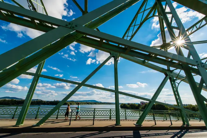 Esztergom, Hungary, Maria Valeria Bridge, Western Hungary