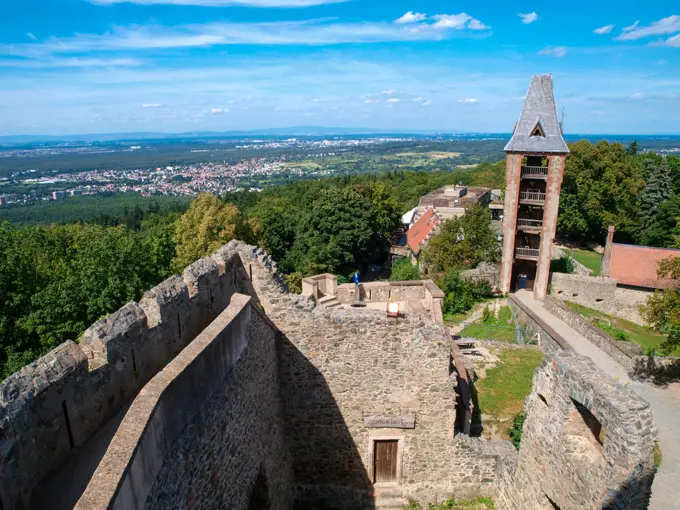 Burg Frankenstein, Bergstraße, Germany, Hessen, Darmstadt