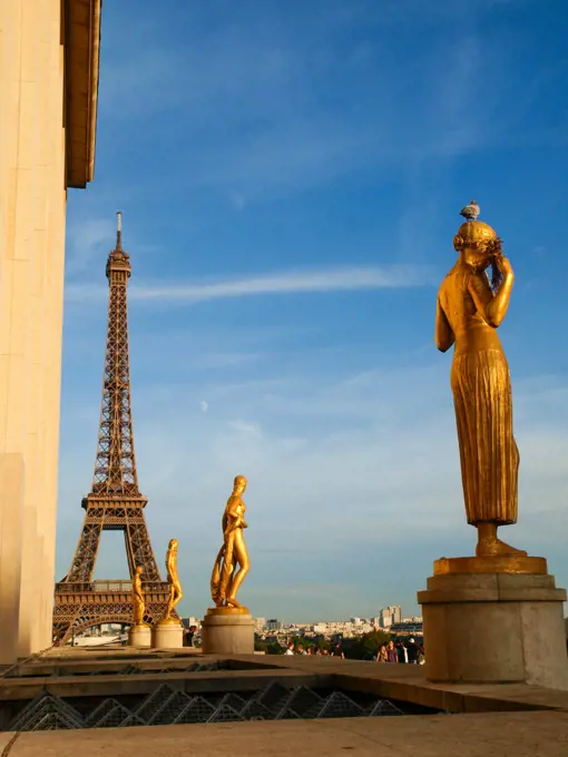 Paris, Eiffel Tower, Tour Eiffel, Trocadero, France