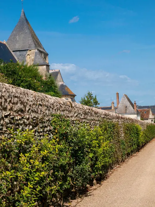 Chateau et Jardins de Villandry, Indre-et-Loire, historical garden, France, Loire Valley, Villandry