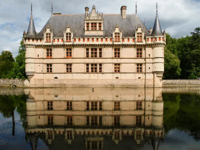 Chateau d Azay le Rideau, France, Loire Valley, Azay le Rideau