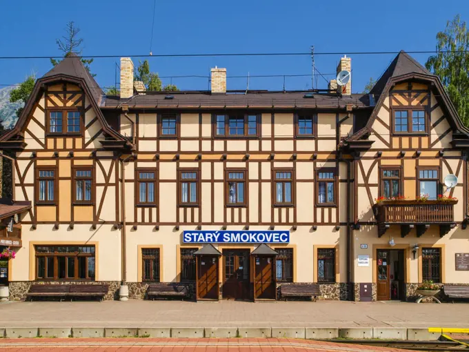 Stary Smokovec, railway station, Slovak Republic, Hohe Tatra