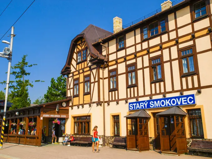 Stary Smokovec, railway station, Slovak Republic, Hohe Tatra