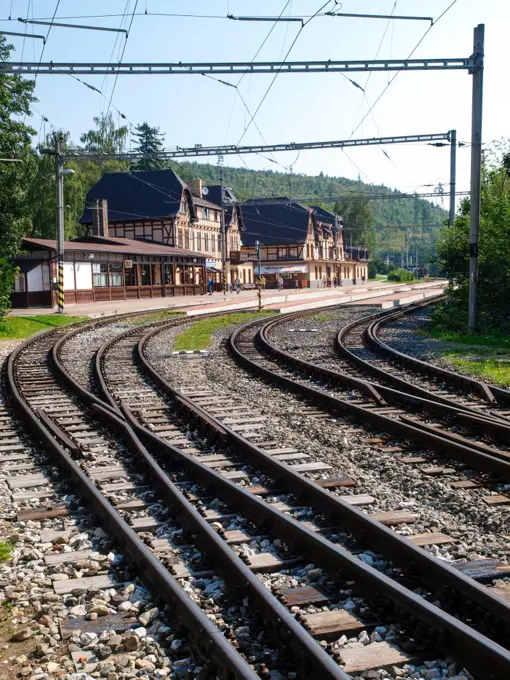 Stary Smokovec, railway station, Slovak Republic, Hohe Tatra