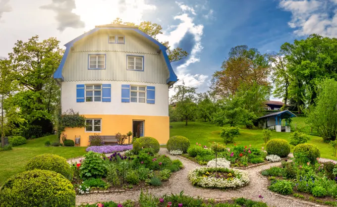 Muenter House in Murnau, Bavaria, Germany.