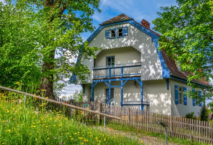 Muenter House in Murnau, Bavaria, Germany.