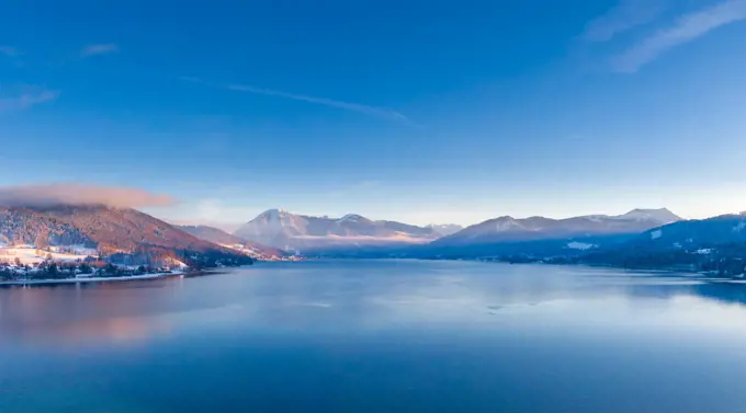 Tegernsee Lake in Winter, Bavaria, Germany