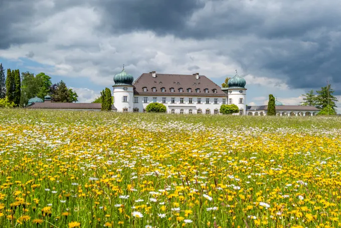 Castle and park Hoehenried, Bavaria, Germany