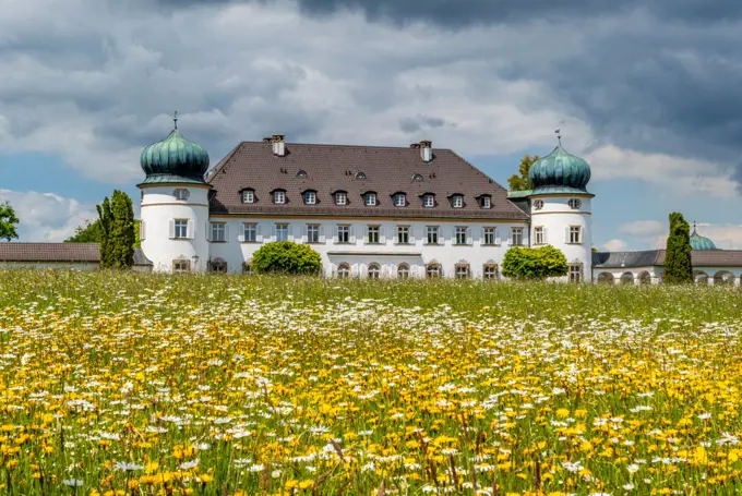 Castle and park Hoehenried, Bavaria, Germany