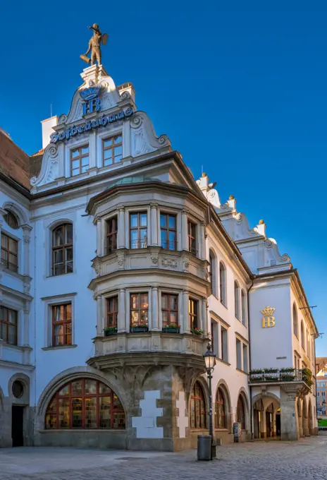 Hofbraeuhaus beer hall in Munich, Bavaria, Germany