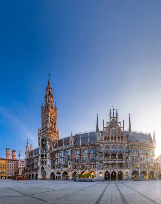 Marienplatz in Munich, Bavaria, Germany