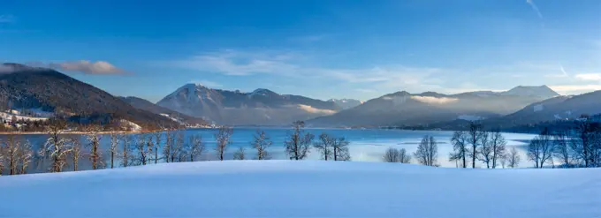 Tegernsee Lake in Winter, Bavaria, Germany