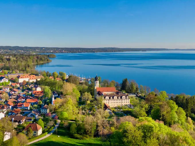 Bernried at Lake Starnberg, Bavaria, Germany