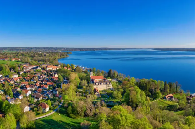 Bernried at Lake Starnberg, Bavaria, Germany