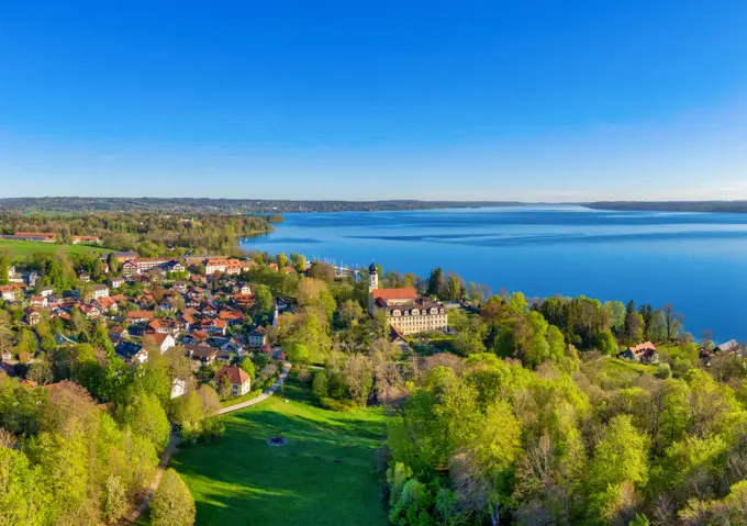 Bernried at Lake Starnberg, Bavaria, Germany