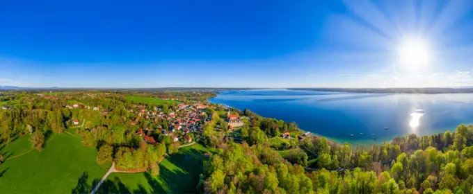 Bernried at Lake Starnberg, Bavaria, Germany