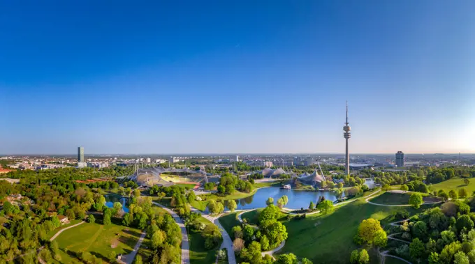 Olympic Park in Munich, Bavaria, Germany