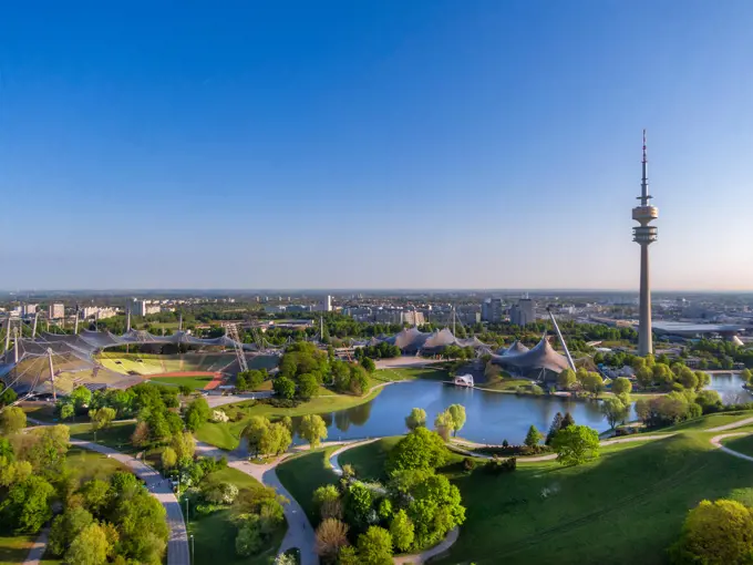 Olympic Park in Munich, Bavaria, Germany