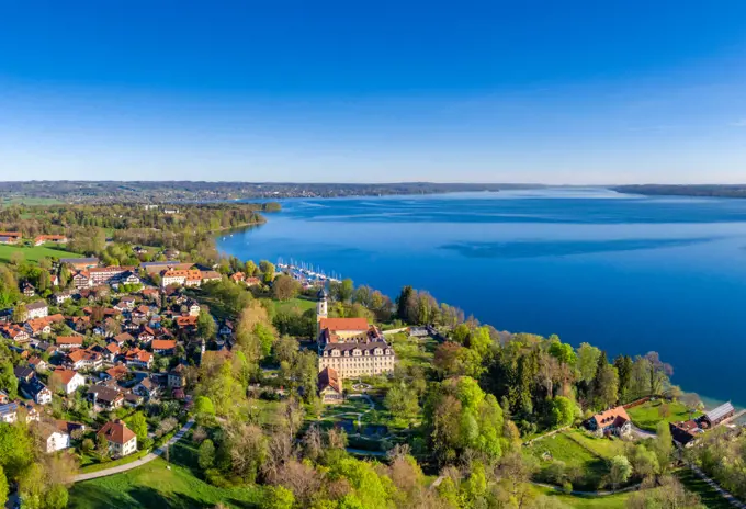 Bernried at Lake Starnberg, Bavaria, Germany