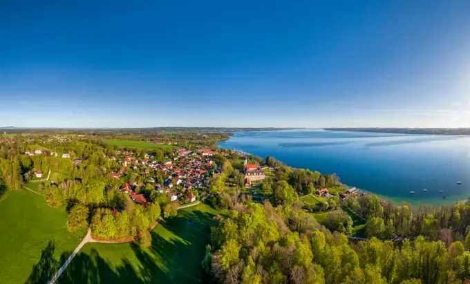 Bernried at Lake Starnberg, Bavaria, Germany