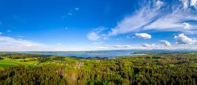 Landscape at Lake Starnberg, Bavaria, Germany