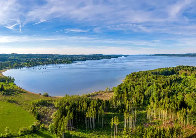 Landscape at Lake Starnberg, Bavaria, Germany