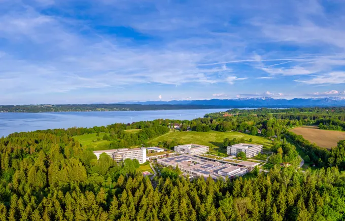 Clinic and Castle Hoehenried at Lake Starnberg, Bavaria, Germany