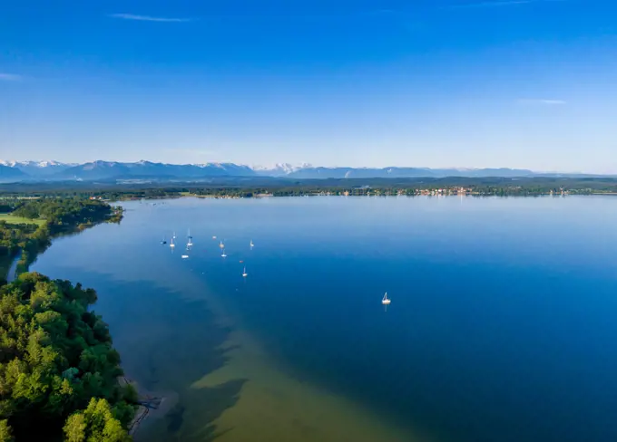 View of Lake Starnberg, Bavaria, Germany