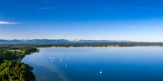 View of Lake Starnberg, Bavaria, Germany