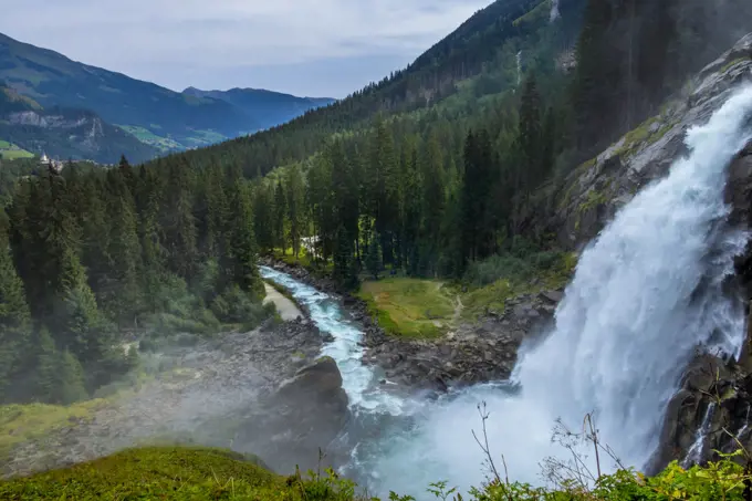 Krimmler Falls, Salzburger Land, Austria