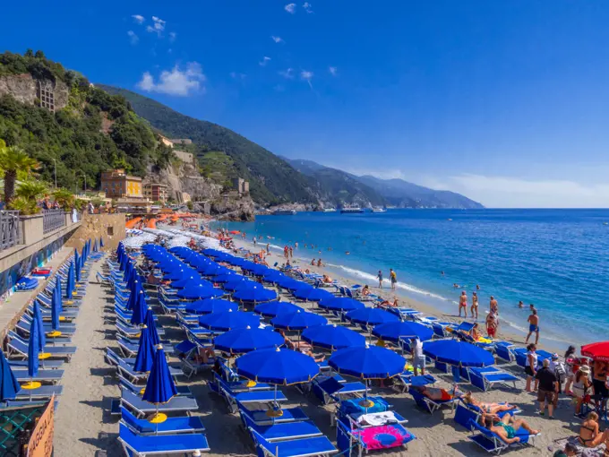 Beach of Monterosso al Mare, Italy