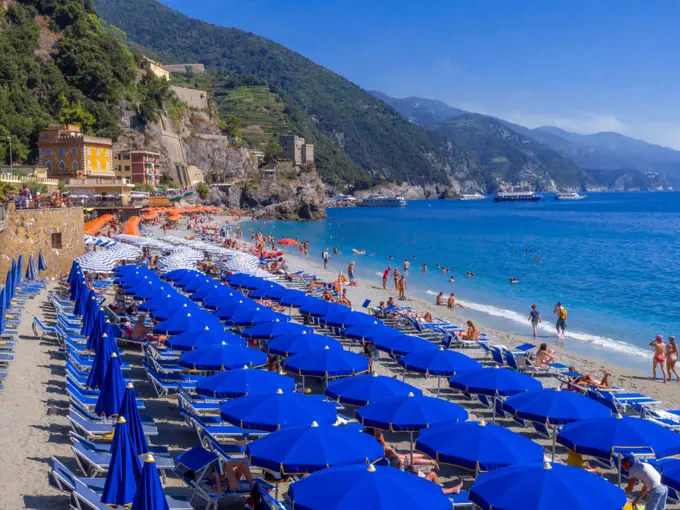 Beach of Monterosso al Mare, Italy