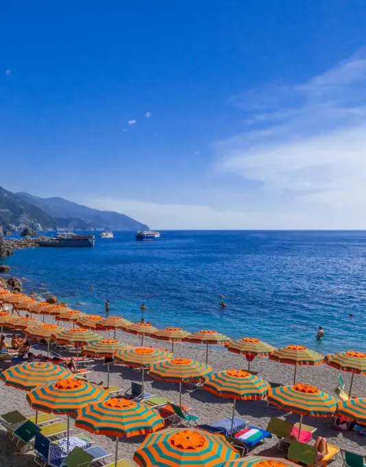 Beach of Monterosso al Mare, Italy