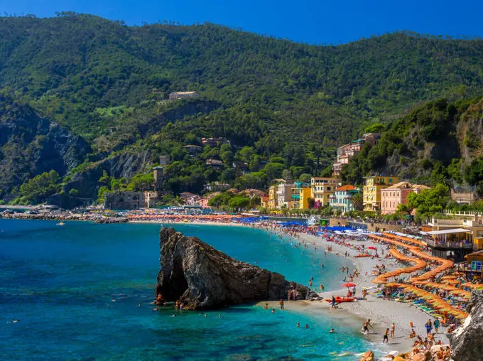 Beach of Monterosso al Mare, Italy