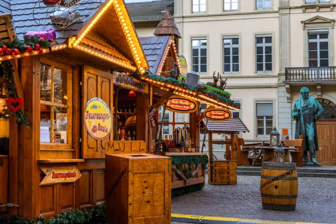 Christmas market in Heidelberg, Germany