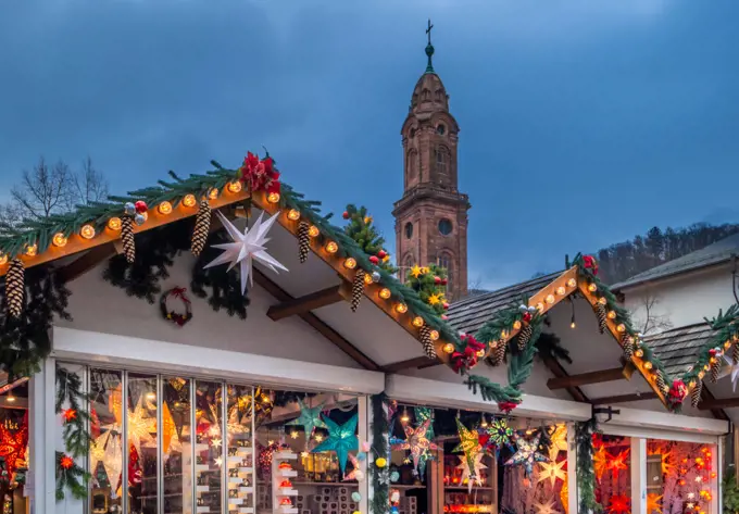 Christmas market in Heidelberg, Germany